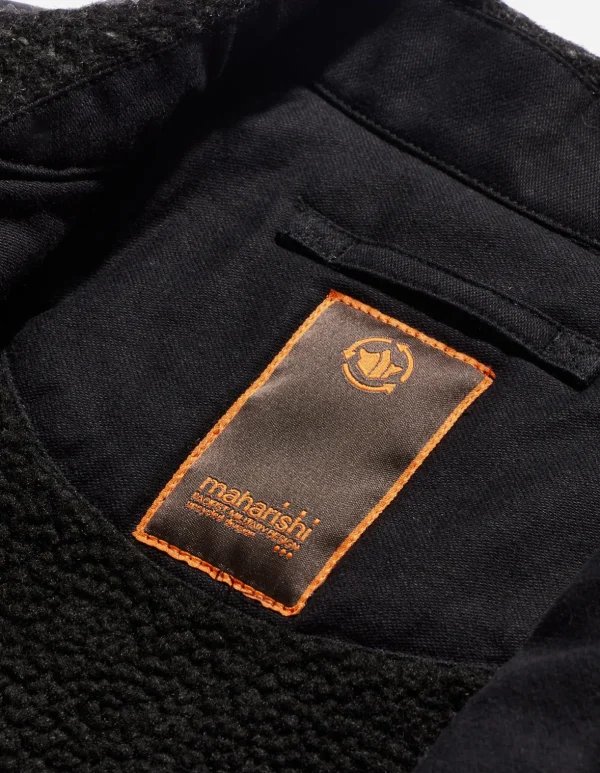 Maharishi Jackets*4083 Upcycled A2 Flight Jacket Black