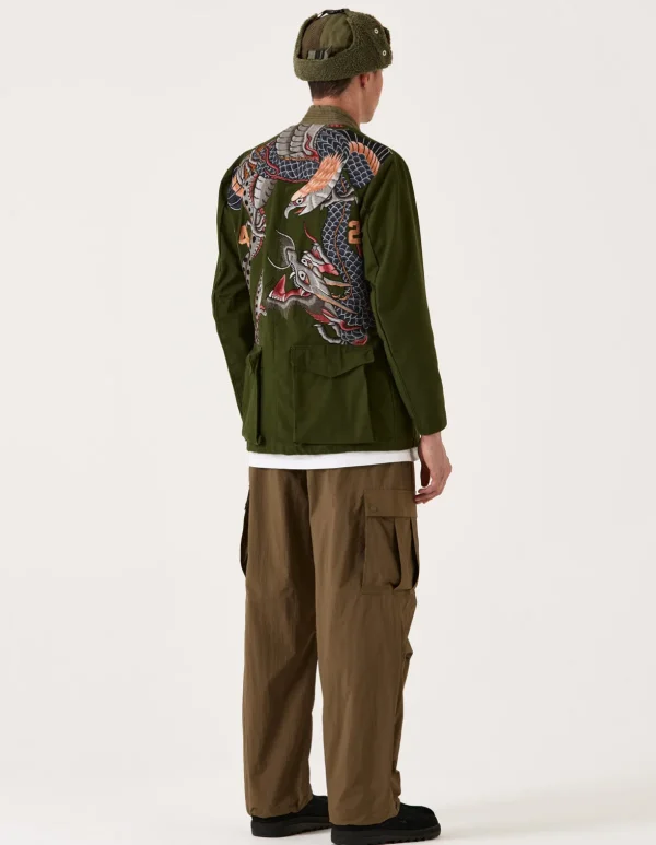 Maharishi Kimonos*4096 Upcycled M59 Field Kimono Olive