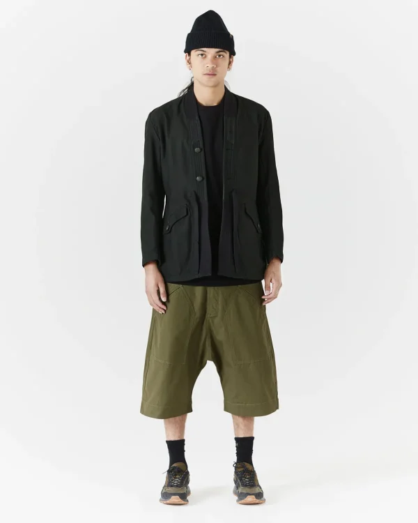 Maharishi Kimonos*4096 Upcycled M59 Field Kimono Black O/D