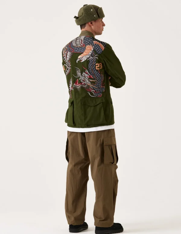 Maharishi Kimonos*4096 Upcycled M59 Field Kimono Olive