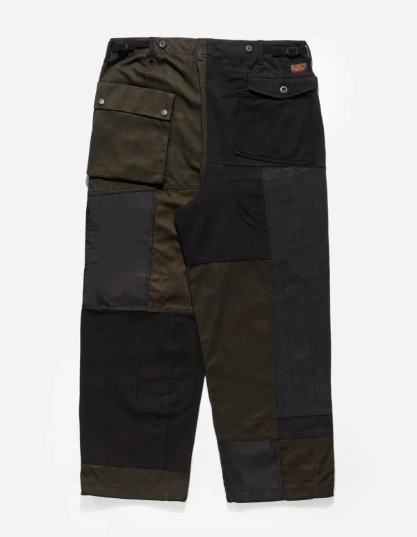Maharishi Cargo Pants*4277 Upcycled M65 Loose Cargo Pants Black O/D