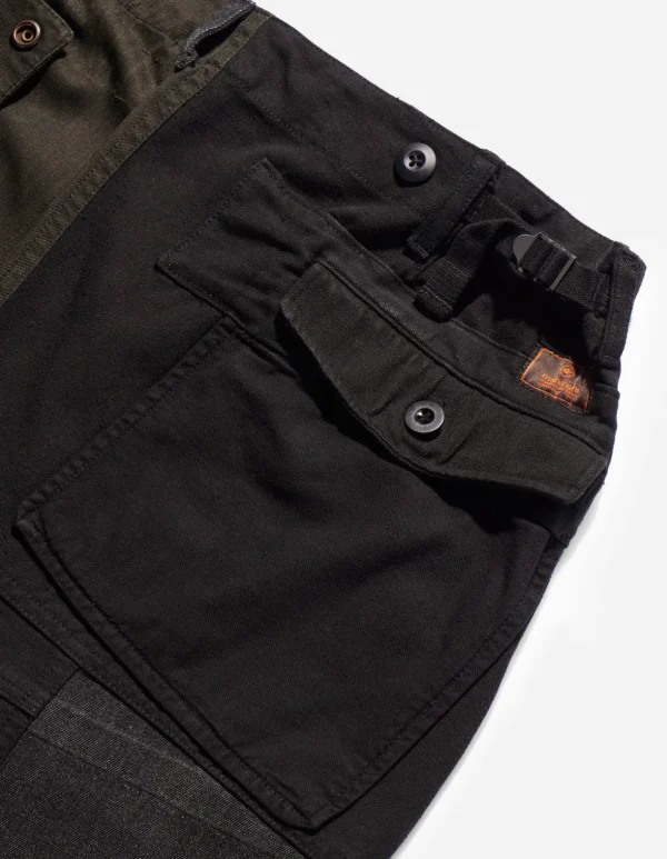Maharishi Cargo Pants*4277 Upcycled M65 Loose Cargo Pants Black O/D