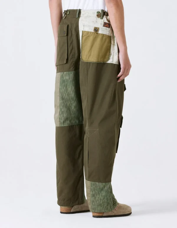 Maharishi Cargo Pants*4277 Upcycled M65 Loose Cargo Pants Olive
