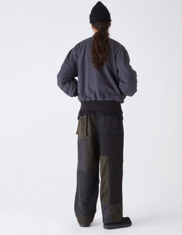 Maharishi Cargo Pants*4277 Upcycled M65 Loose Cargo Pants Black O/D
