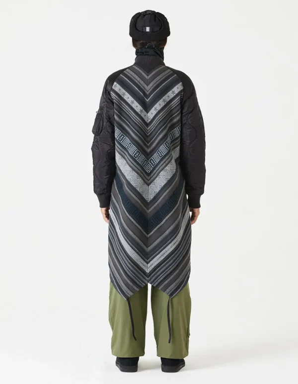 Maharishi Parkas*4087 Upcycled Ma Fishtail Parka Black