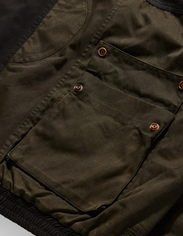 Maharishi Jackets*4274 Upcycled Wep Ma1 Flight Jacket Black O/D