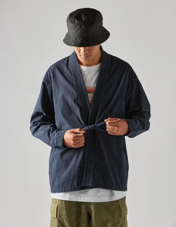Maharishi Kimonos*8190 U.S. Hanten Shirt Navy