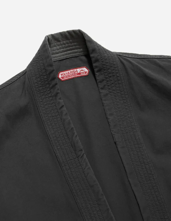 Maharishi Kimonos*8190 U.S. Hanten Shirt Black Blk-108F