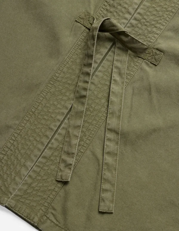Maharishi Kimonos*8190 U.S. Hanten Shirt Olive Og-107F