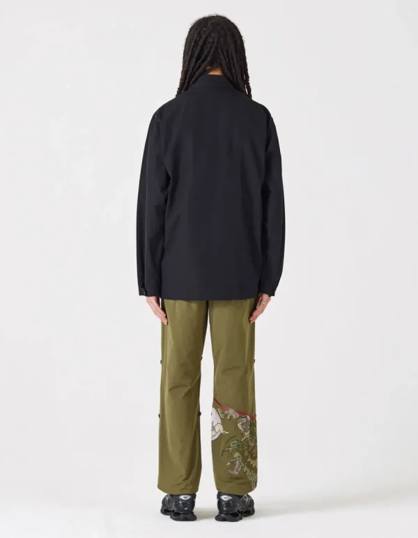 Maharishi Kimonos*4207 Utility Kimono Over Shirt Black