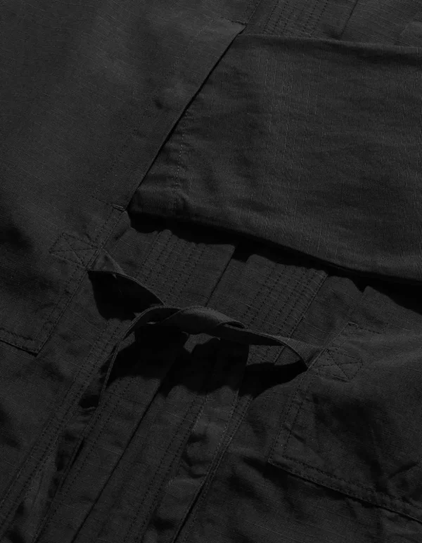 Maharishi Kimonos*4207 Utility Kimono Over Shirt Black