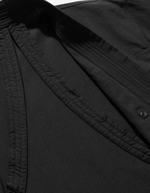 Maharishi Kimonos*4207 Utility Kimono Over Shirt Black