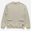 Maharishi Crew Sweats*4225 Utility Pocket Crew Sweat Silver Sage
