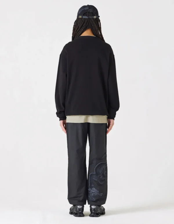 Maharishi Crew Sweats*4225 Utility Pocket Crew Sweat Black