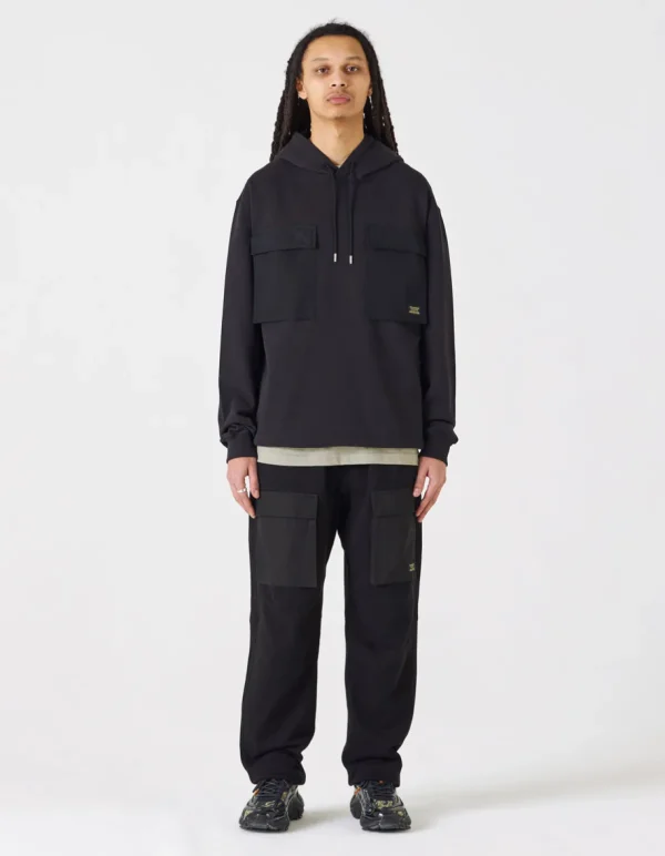 Maharishi Hooded Sweats*4226 Utility Pocket Hooded Sweat Black