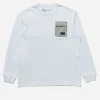 Maharishi Long Sleeve T-Shirts*4231 Utility Pocket L/S T-Shirt White