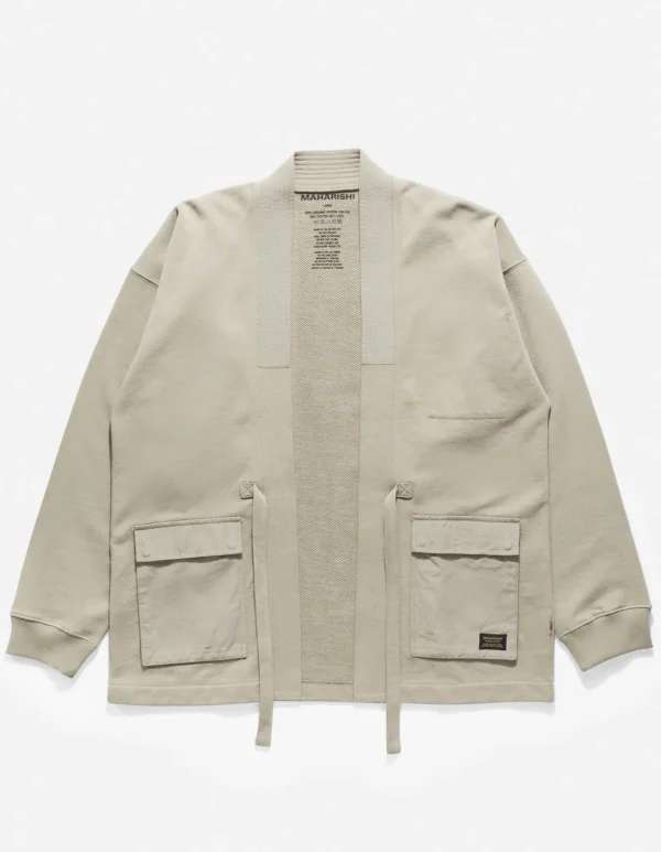 Maharishi Kimonos*4228 Utility Pocket Sweat Kimono Silver Sage