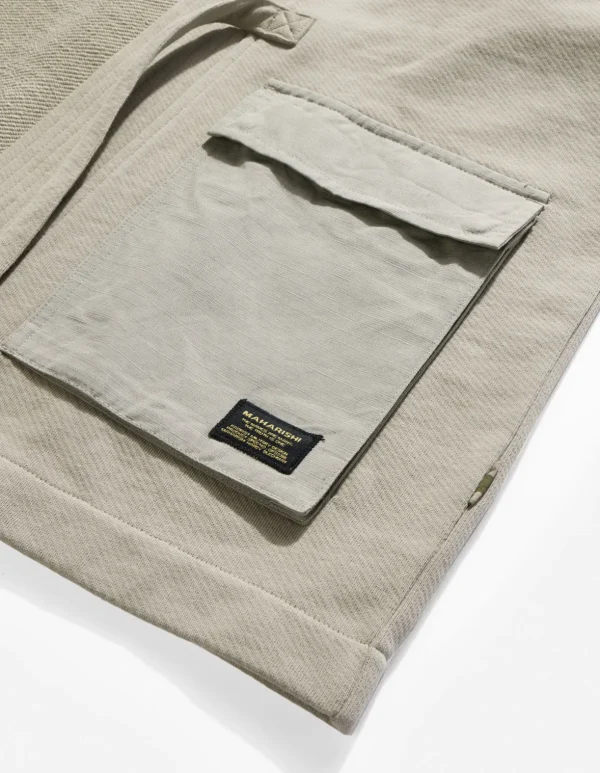 Maharishi Kimonos*4228 Utility Pocket Sweat Kimono Silver Sage