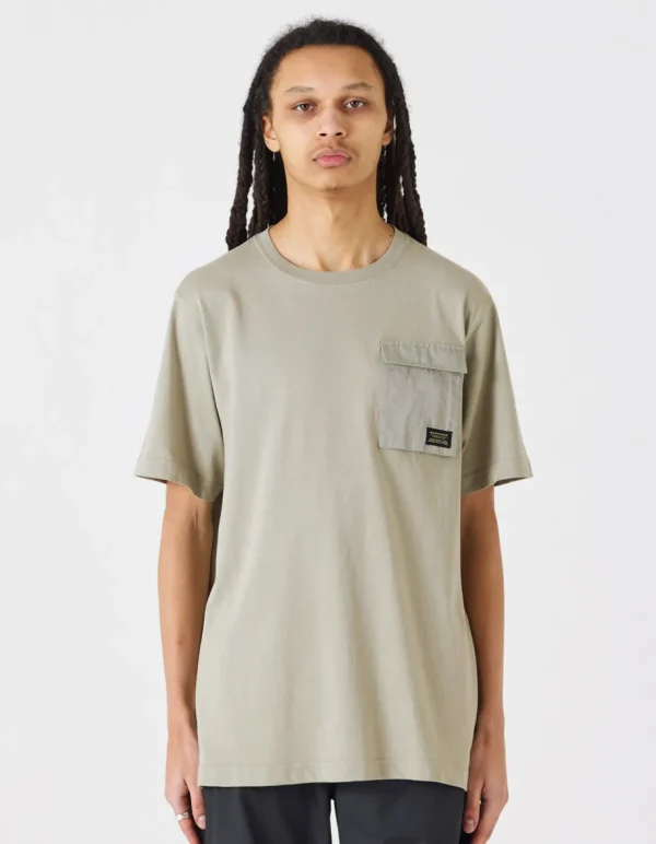 Maharishi Short Sleeve T-Shirts*4230 Utility Pocket T-Shirt Silver Sage