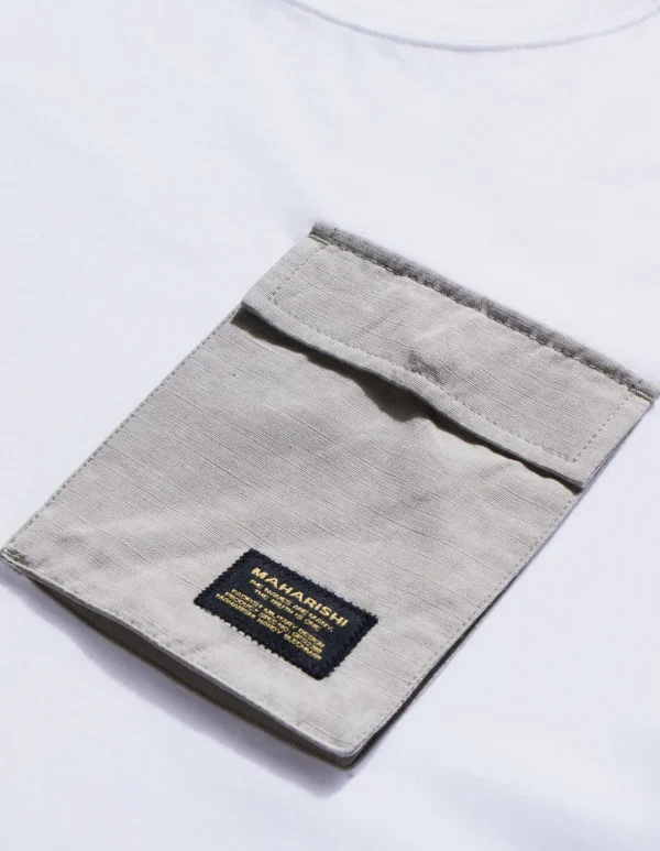 Maharishi Short Sleeve T-Shirts*4230 Utility Pocket T-Shirt White