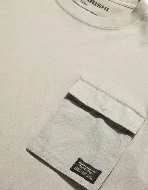 Maharishi Short Sleeve T-Shirts*4230 Utility Pocket T-Shirt Silver Sage