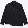 Maharishi Shirts*4202 Ventile® Wr Asym Tech Shirt Black