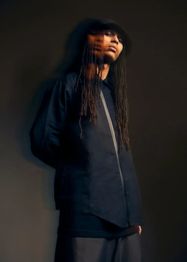 Maharishi Shirts*4202 Ventile® Wr Asym Tech Shirt Black