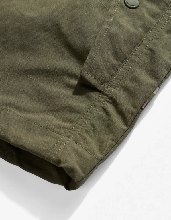 Maharishi Parkas*4200 Ventile® Wr Half-Zip Jacket Olive Og-107F