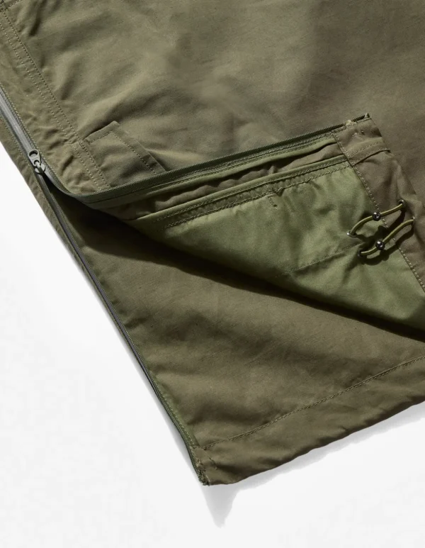 Maharishi Parkas*4200 Ventile® Wr Half-Zip Jacket Olive Og-107F