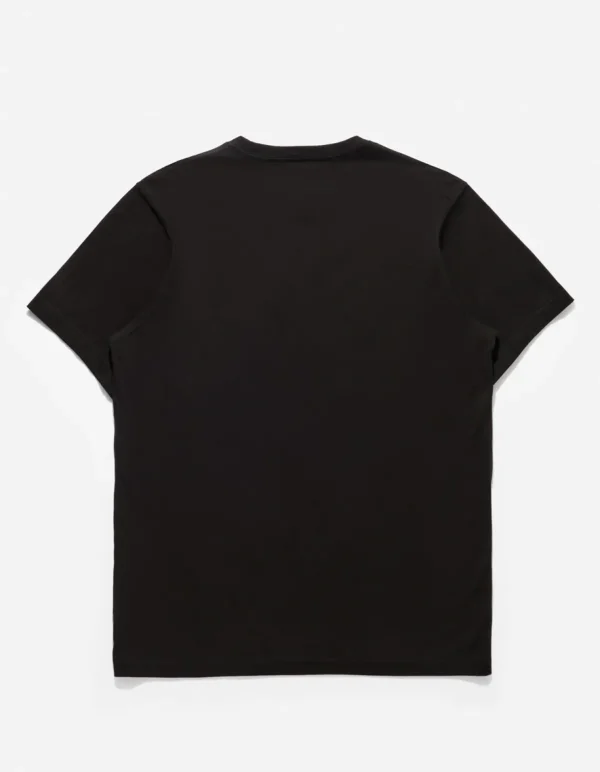 Maharishi Short Sleeve T-Shirts*4243 Water Dragon Embroidered T-Shirt Black/Tonal