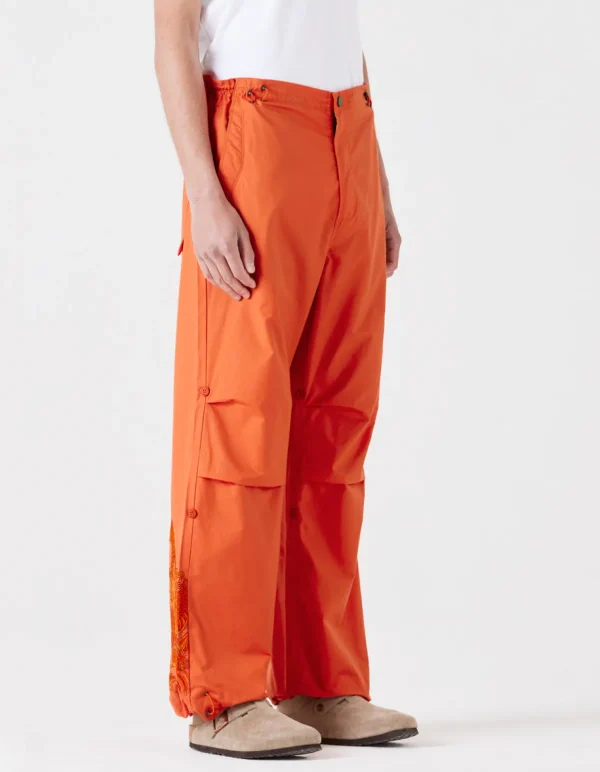 Maharishi Original Snopants*4244 Water Dragon Embroidered Loose Snopants® Blaze Orange/Tonal