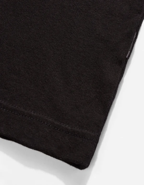 Maharishi Short Sleeve T-Shirts*4243 Water Dragon Embroidered T-Shirt Black/Tonal