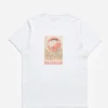 Maharishi Short Sleeve T-Shirts*1072 Water Peace Crane T-Shirt White