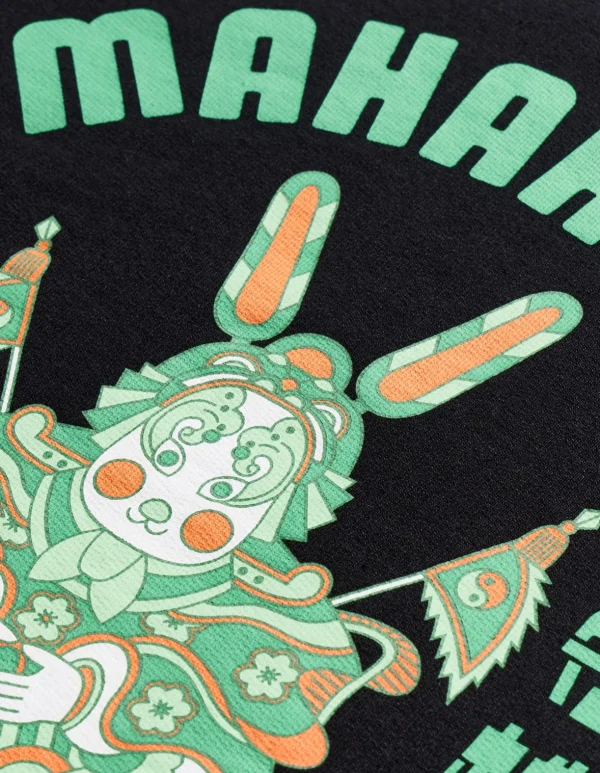 Maharishi Crew Sweats*1001 Water Rabbit Crew Sweat Black