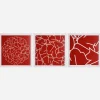 Maharishi Art*Ye-87, 88 U0026 89 Triptych Red