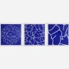 Maharishi Art*Ye-105, 106 U0026 107 Triptych Blue