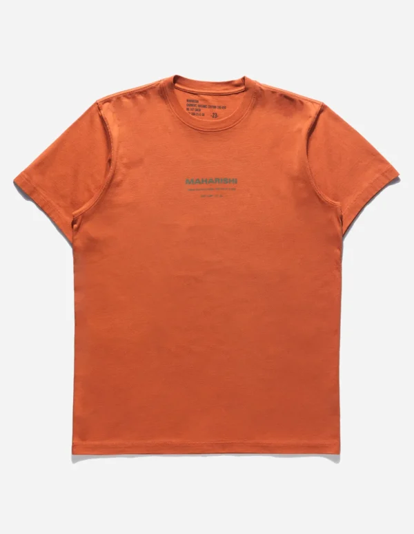 Maharishi Short Sleeve T-Shirts*1007 Yin Yang Rabbit T-Shirt Rust